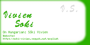 vivien soki business card